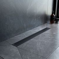 Душевой лоток AM.PM MasterFlow 60 с Черной матовой решеткой Cut Gradient арт-W01SC-P11-060-01BM — фото 5, Душевые лотки