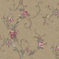 Обои Bernardo Bartalucci Renzo Винил на флизелине (1,06*10,05) Коричневый, Вензель арт-84164-5 — фото 1, Обои для стен