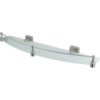 Товар: Стеклянная полка WasserKRAFT Rhin Хром арт-K-8744 - фото 1 Стеклянная полка WasserKRAFT Rhin Хром арт-K-8744 — фото 1, Полки для ванной и душа