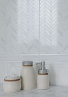 Керамическая плитка Шахтинская плитка (Unitile) Леона светлый низ 03 настенная 25х40 см арт-СК000036279/10100001147 — фото 2, Керамическая плитка