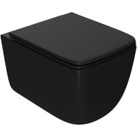 Комплект унитаза с инсталляцией Point Меркурий Черный матовый с сиденьем Микролифт и клавишей смыва Хром глянцевый арт-886914GBOO+PN41831BM — фото 2, Комплекты унитаз + инсталляция