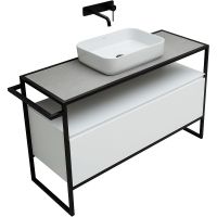 Тумба под раковину Allen Brau Priority 120 Белая матовая арт-1.31004.WM — фото 4, Тумбы под раковину