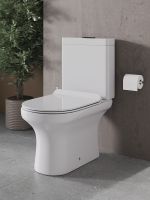 Унитаз компакт Agger с бачком и сиденьем Микролифт арт-AT04000 — фото 6, Напольные унитазы