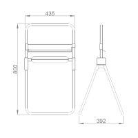 Диспенсер бумажных полотенец Nofer Хром арт-04008.B — фото 2, Диспенсеры бумажных полотенец