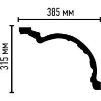 Карниз Decomaster 2400x315x385 мм арт-95145 — фото 2, Карнизы