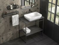 Полка Kerama Marazzi Plaza Next 35 PL.N.sh.35\BLK Черная матовая арт-PL.N.sh.35\BLK — фото 3, Полки