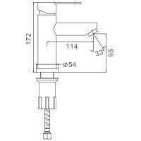 Смеситель для раковины Splenka Сатин арт-S223.10.05 — фото 11, Смесители для раковины