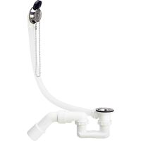 Слив-перелив Viega с пробкой на цепочке Хром арт-311537 — фото 1, Сливы-переливы