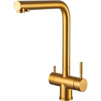 Смеситель для кухни ZorG Inox Бронза арт-SZR-2020 BRONZE — фото 1, Смесители для кухни