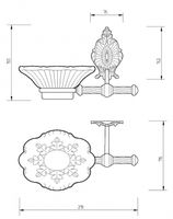 Товар: Мыльница Migliore Elisabetta Бронза арт-16987 - фото 2 Мыльница Migliore Elisabetta Бронза арт-16987 — фото 2, Мыльницы