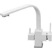 Смеситель для кухни Seaman Barcelone Белый арт-SSL-5390-SG — фото 2, Смесители для кухни