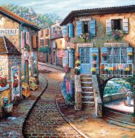 Фреска Ortograf Городской пейзаж живопись 22104 Фактура бархат FX Флизелин (2,65*2,7) Разноцветный, Город/Живопись арт-22104 (бархат FX) — фото 2, Фрески