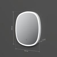 Зеркало AM.PM Func 60 с подсветкой с ИК-сенсорным выключателем арт-M8FMOX0601WGS — фото 8, Зеркала в ванную комнату