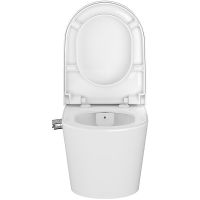 Унитаз биде Vitra Nest подвесной с сиденьем Микролифт арт-5176B003-6233 — фото 5, Подвесные унитазы