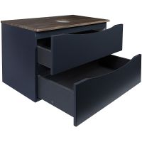 Товар: Тумба под раковину Bond Cube 80 подвесная Серая матовая Дуб арт-T09807 - фото 4 Тумба под раковину Bond Cube 80 подвесная Серая матовая Дуб арт-T09807 — фото 4, Тумбы под раковину