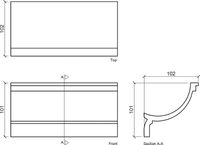 Товар: Карниз гибкий Европласт 1.50.261 2000x101x102 мм арт-1.50.261 (гибкий) - фото 3 Карниз гибкий Европласт 1.50.261 2000x101x102 мм арт-1.50.261 (гибкий) — фото 3, Карнизы