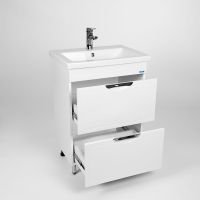 Тумба под раковину VIANT Лима 60 Белая арт-VLIM60CO-T2Y — фото 4, Тумбы под раковину