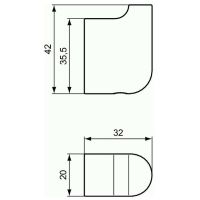 Крючок Ideal Standard Softmood Хром арт-A9145AA — фото 2, Крючки для полотенец