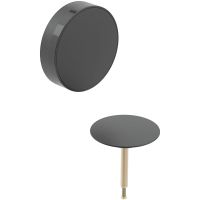 Декоративный комплект для слива-перелива Geberit Черный матовый арт-150.300.14.1 — фото 1, Прочие комплектующие для слива и канализации