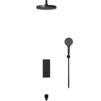 Товар: Душевая система Vincea Inspire с термостатом Черная матовая арт-VSFW-433TI2MB - фото 2 Душевая система Vincea Inspire с термостатом Черная матовая арт-VSFW-433TI2MB — фото 2, Встраиваемые душевые комплекты