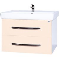 Тумба под раковину Bellezza Рокко 80 подвесная Бежевая Белая арт-4635313670075 — фото 1, Тумбы под раковину