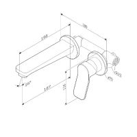 Смеситель для раковины AM.PM X-Joy Черный матовый арт-F85A72622 — фото 10, Смесители для раковины