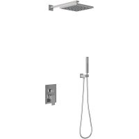 Душевая система Berges Nardis 2S Хром сильвер арт-071001 — фото 1, Встраиваемые душевые комплекты