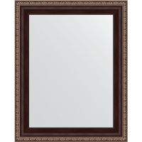 Зеркало Evoform Definite 49х39 в багетной раме - Махагон с орнаментом 50 мм арт-BY 3639 — фото 1, Зеркала в ванную комнату