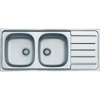 Кухонная мойка Alveus Line 100 NAT-90 1160x500 Натуральная сталь арт-1087978 — фото 1, Кухонные мойки