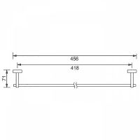 Товар: Держатель для полотенец Aquanet 4718 Хром арт-189292 - фото 5 Держатель для полотенец Aquanet 4718 Хром арт-189292 — фото 5, Полотенцедержатели