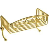 Полка корзина Migliore Complementi Золото арт-22051 — фото 1, Полки для ванной и душа