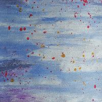 Обои Yien Colorshock Винил на флизелине (1,06*10) Синий, Абстракция арт-10-250 — фото 1, Обои для стен