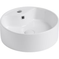 Раковина Abber Bequem 40 Белая арт-AC2104 — фото 1, Раковины накладные