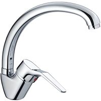 Товар: Смеситель для кухни Frap H63 Хром арт-F4163 - фото 1 Смеситель для кухни Frap H63 Хром арт-F4163 — фото 1, Смесители для кухни