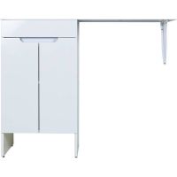 Тумба с раковиной Orange Sistema 120 L Белая глянцевая арт-STD-120TUW+RAL — фото 1, Тумбы с раковиной