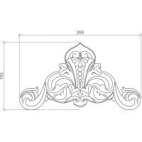 Орнамент Европласт 31x150x269 мм арт-1.60.027 — фото 2, Колонны
