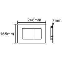 Товар: Клавиша смыва Ceruttispa Шампань золотой арт-CR02CG - фото 2 Клавиша смыва Ceruttispa Шампань золотой арт-CR02CG — фото 2, Кнопки смыва