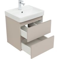 Тумба под раковину Aquanet Вега 2.0 50 подвесная Бежевая арт-337940 — фото 5, Тумбы под раковину