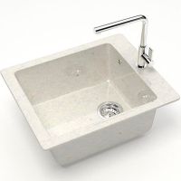 Кухонная мойка Bergg Z8 Хлопок арт-B008Q007 — фото 2, Кухонные мойки