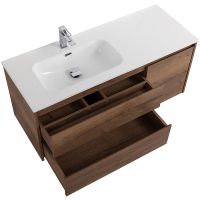 Тумба под раковину BelBagno Kraft 100 L подвесная Rovere Tabacco арт-KRAFT-1000-2C-1A-SO-RT-L — фото 4, Тумбы под раковину