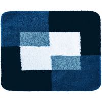 Коврик для ванной комнаты Ridder Coins 55x50 Синий арт-7103803 — фото 1, Коврики для ванной комнаты