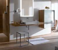 Табурет в ванную Keuco Plan Хром Светло-серый арт-14982010038 — фото 4, Сиденья