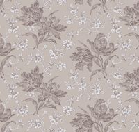 Обои Milassa Classic Флизелин (1*10,05) Коричневый, Цветы арт-LS2 012 — фото 1, Обои для стен