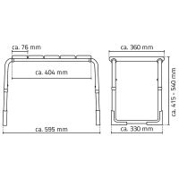 Табурет в ванную Ridder Pro Серый арт-А172117 — фото 5, Сиденья