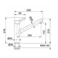 Смеситель для кухни Webert Master Хром арт-MS920102015 — фото 2, Смесители для кухни