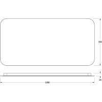 Товар: Зеркало Defesto Opti 100x50 с подсветкой 28W-4500К/Сенсорный выключатель/Нейтральный белый свет арт-DF 2805SH - фото 3 Зеркало Defesto Opti 100x50 с подсветкой 28W-4500К/Сенсорный выключатель/Нейтральный белый свет арт-DF 2805SH — фото 3, Зеркала в ванную комнату