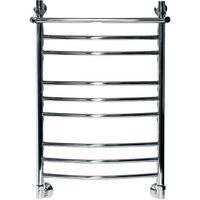 Водяной полотенцесушитель Ника Arc ЛД/ВП (г2) 80x60 с полкой Хром арт-ЛД Г2 ВП 80/60 — фото 1, Водяные полотенцесушители