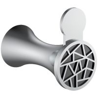 Крючок CeramaLux Virginia Хром арт-94301A — фото 1, Крючки для полотенец