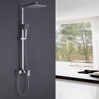 Душевая система Abber Daheim Хром арт-AF8220 — фото 2, Душевые стойки