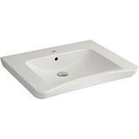 Раковина для МГН Nofer 65 Белая арт-H5 — фото 1, Раковины подвесные